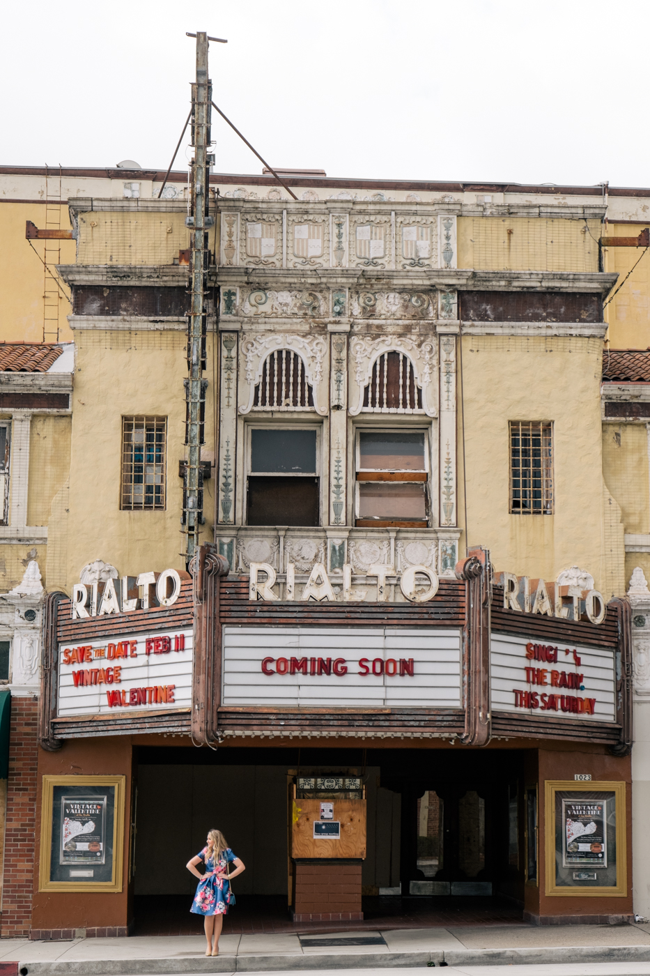 Debora Dahl, Rialto Theatre, Pasadena, Lala land Location guide