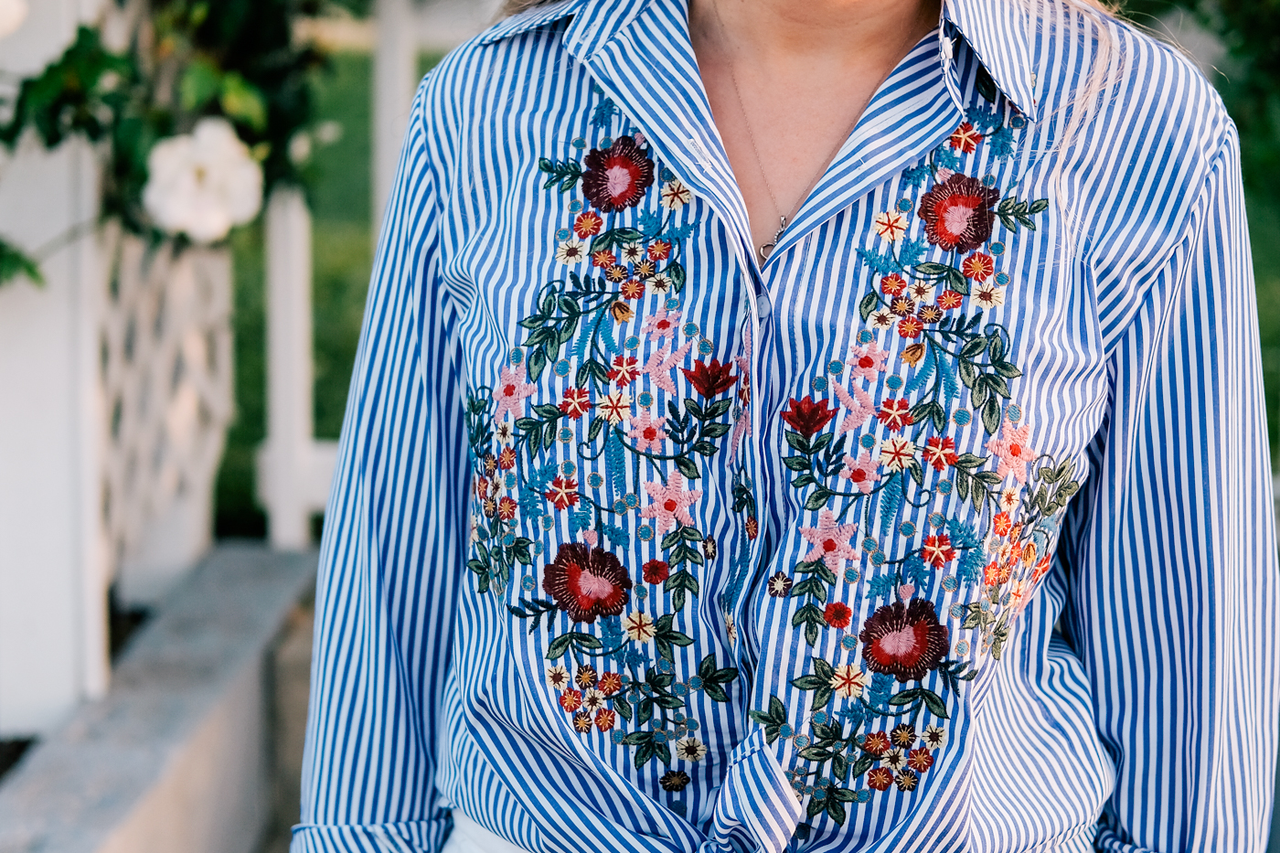 Embroidered blouse, Debora Dahl