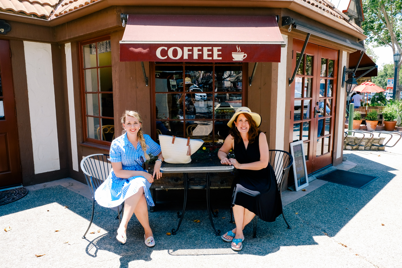 Debora Dahl, coffe shop in solvang