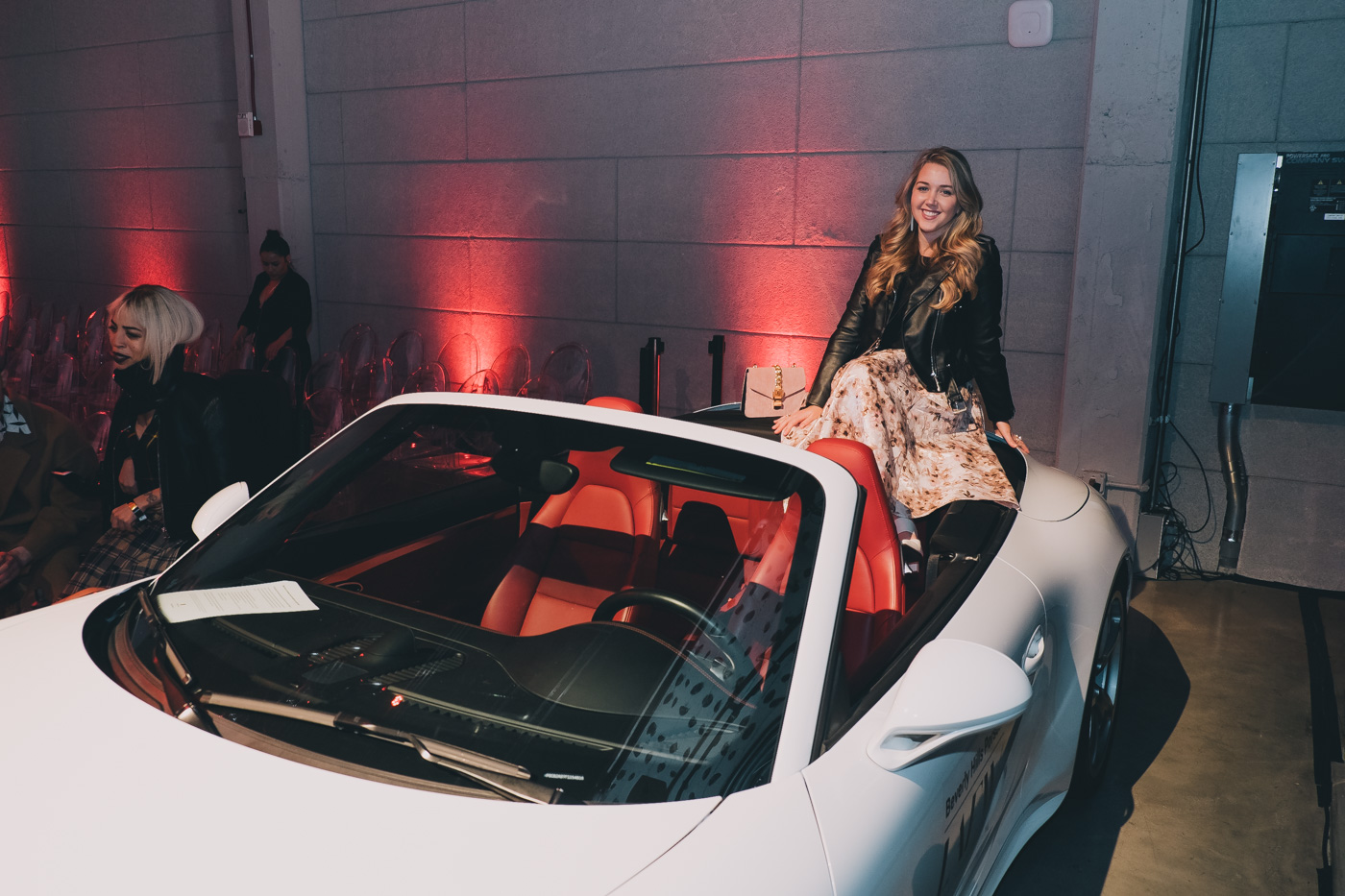 Debora Dahl, LAFW, La Fashion week, Porsche Beverly Hills